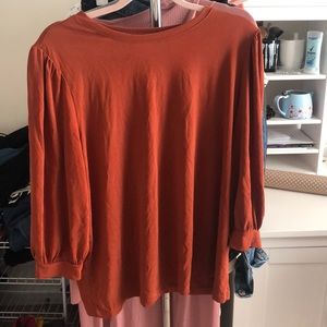 AVA&VIV Rust Orange Top